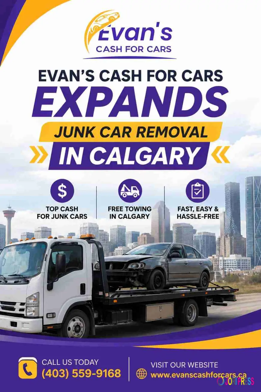 Evan’s Cash For Cars Expands Junk Car Removal in Calgary