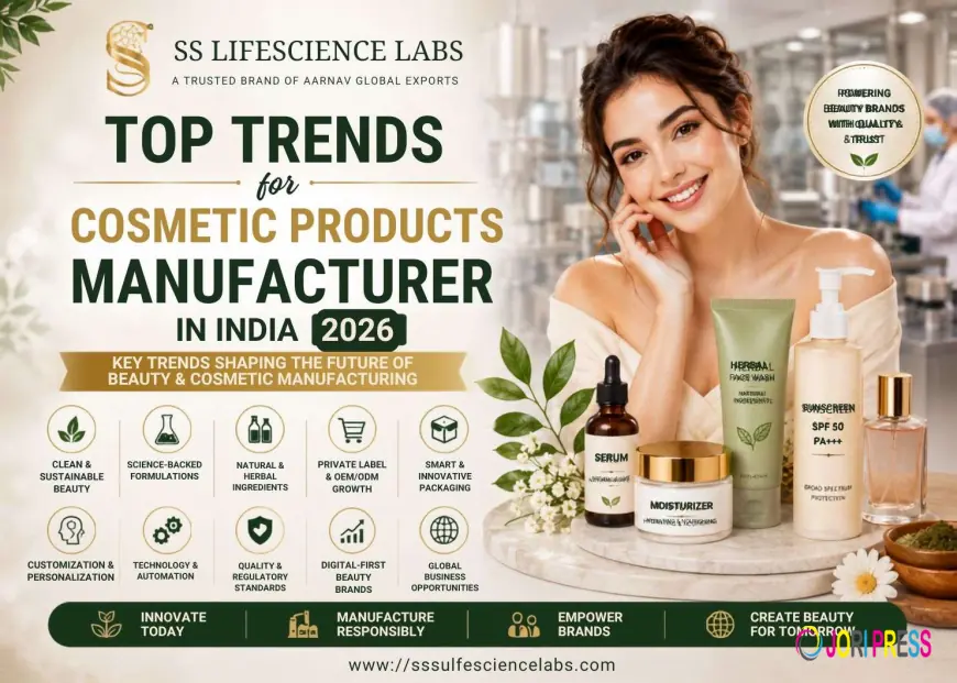 Top Trends for Cosmetic Products Manufacturer in India 2026