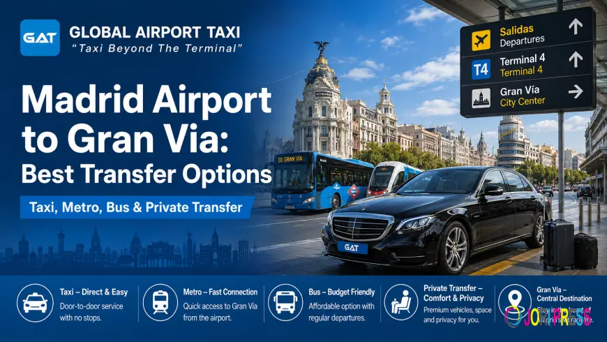 Madrid Airport to Gran Via: Best Transfer Options