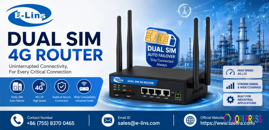 Dual SIM 4G Router: The Smart Connectivity Solution for Reliable Business and Industrial Networks