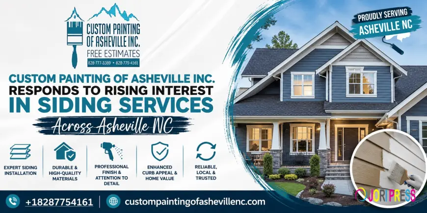 Custom Painting of Asheville Inc. Responds to Rising Interest in Siding Services Across Asheville NC