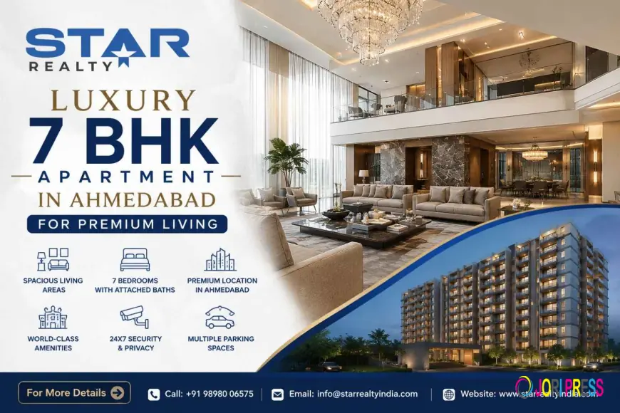 Best 7 BHK Apartment in Ahmedabad for Premium Lifestyle
