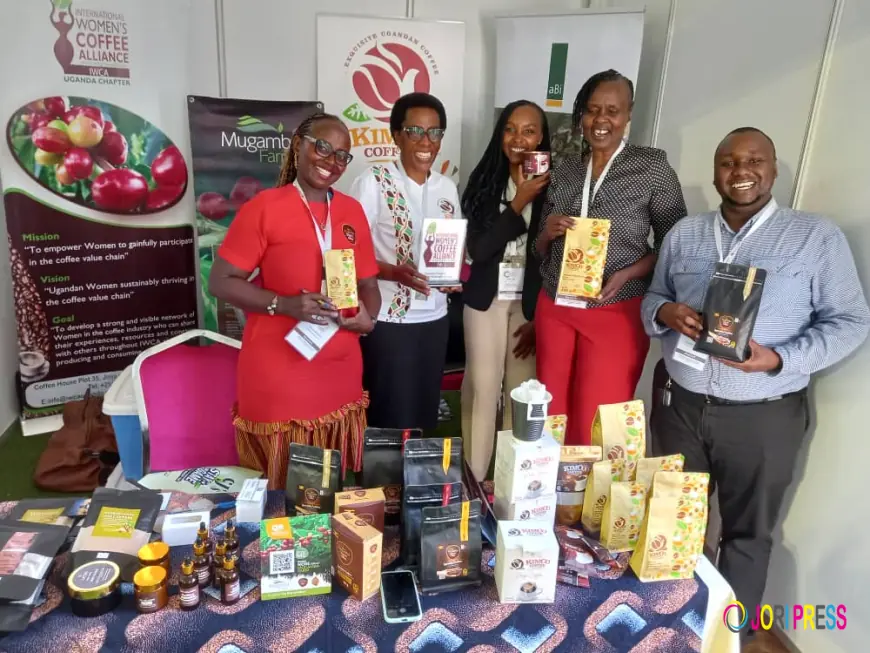 IWCA women farmers put up strong presence at Uganda coffee and cocoa expo, lobby Govt for funding support 
