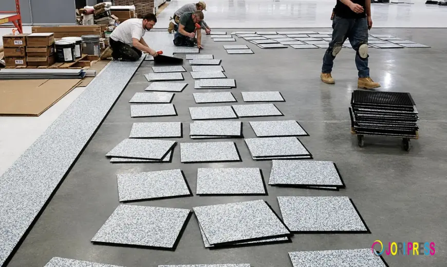Replacing an ESD Floor Without Stopping Production