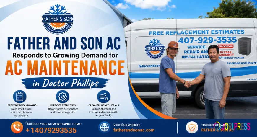 Father and Son AC Responds to Growing Demand for AC Maintenance in Doctor Phillips