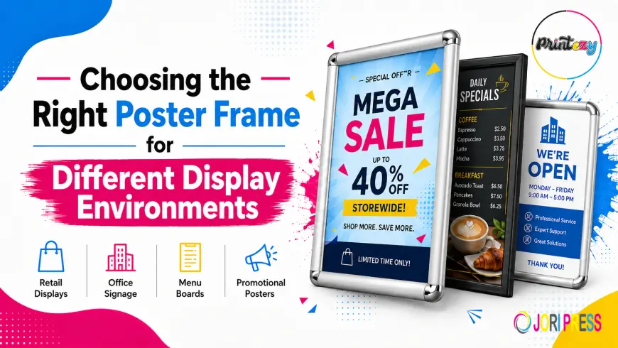 Choosing the Right Poster Frame for Different Display Environments