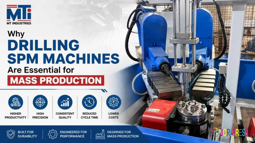Why Drilling SPM Machines Are Essential for Mass Production