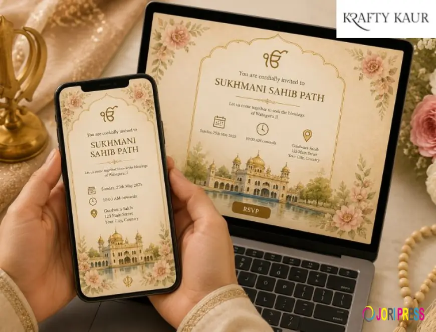 How Can Digital Sukhmani Sahib Path Invitations Simplify Event Planning?