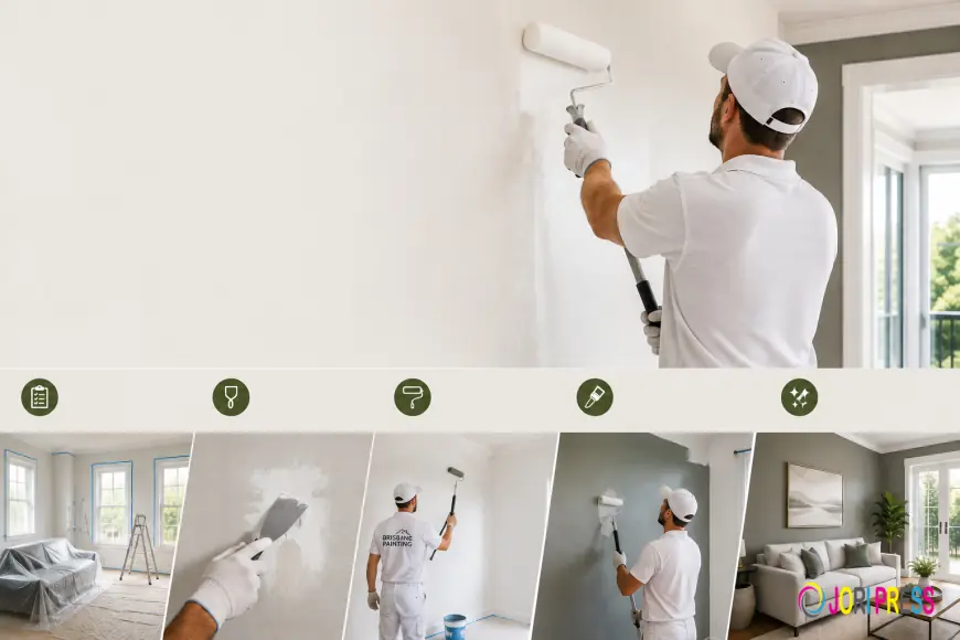 How Professional House Painters in Brisbane Work: From Preparation to Final Finish