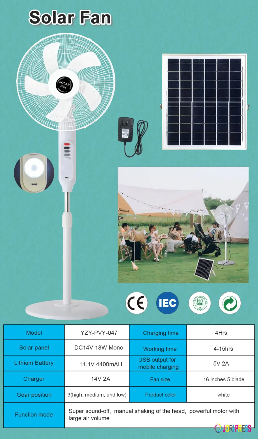 China Solar Fan OEM/ODM Services: SRS Manufacturing Insights