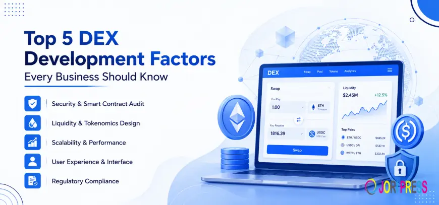 Top 5 DEX Development Factors Every Business Should Know