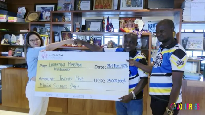  Rally Driver Lwakataka Receive UGX 25 Million Boost from Ruparelia Group Towards his Return Rally 