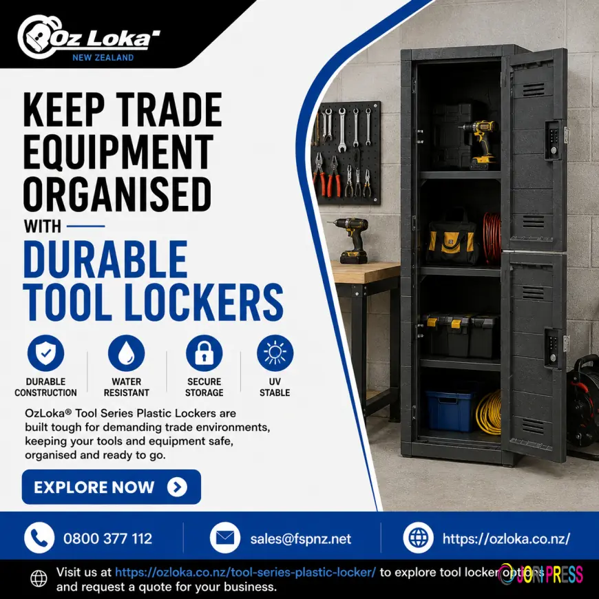 Keep Trade Equipment Organised with Durable Tool Lockers