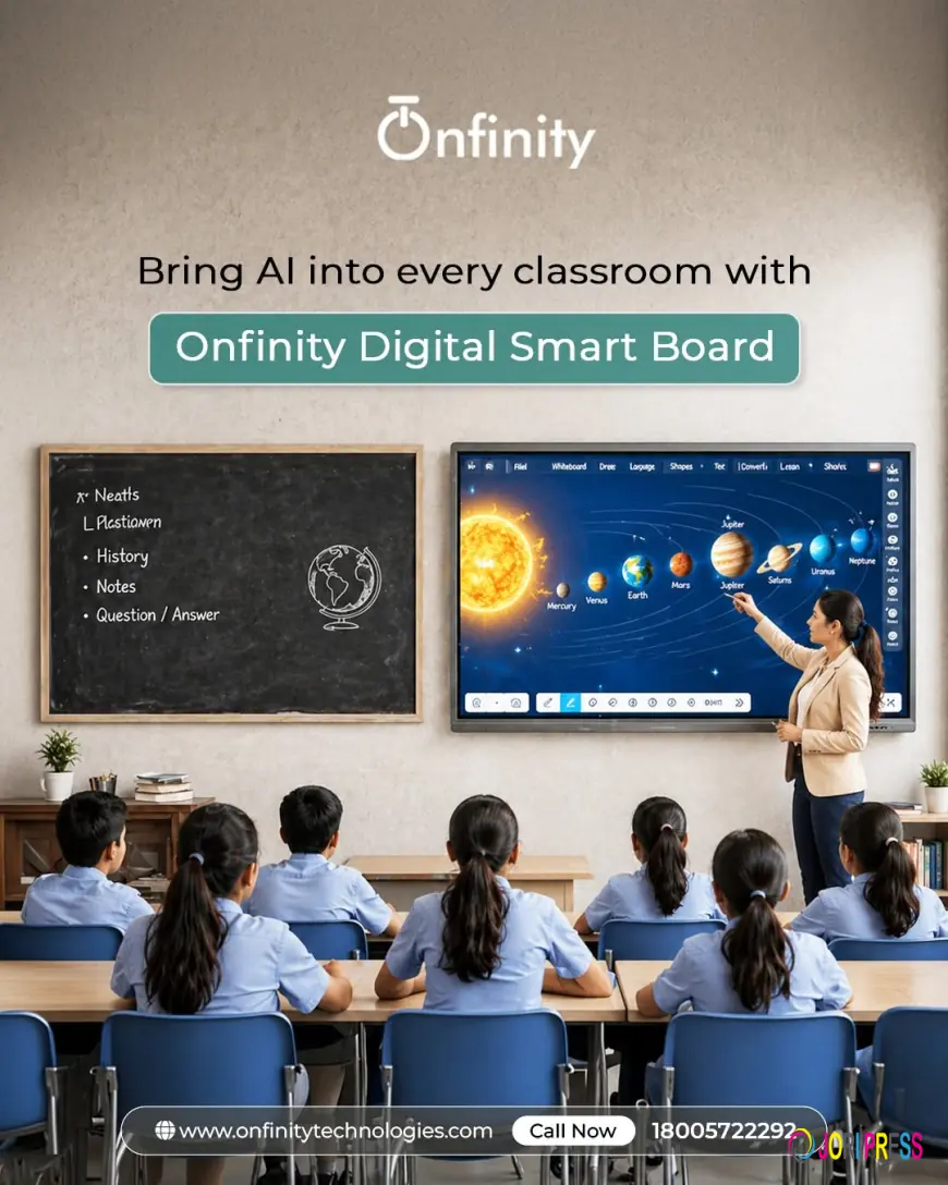 Onfinity Technologies Offers Digital Board for Classroom Learning