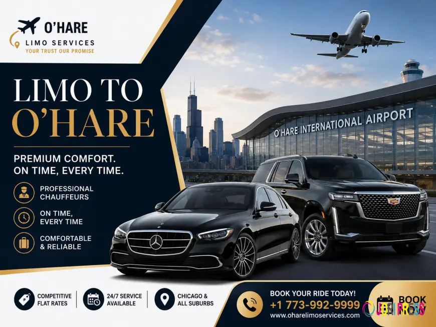 Reliable Limo Service to O’Hare for Comfortable Airport Travel