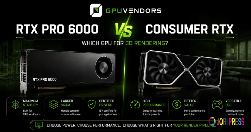 RTX Pro 6000 vs Consumer RTX: Which GPU for 3D Rendering