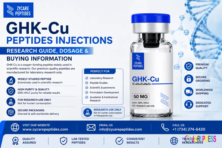 GHK-Cu Peptides Injections: Research Guide, Dosage & Buying Information