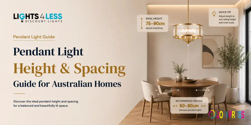 Pendant Light Height and Spacing Guide for Australian Homes