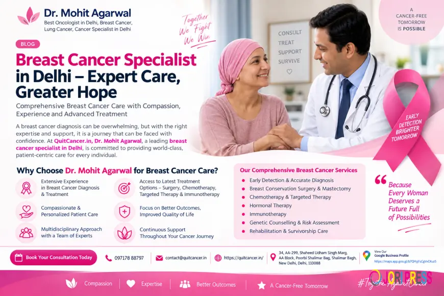 Breast Cancer Specialist in Delhi – Expert Care, Early Detection & Personalized Treatment