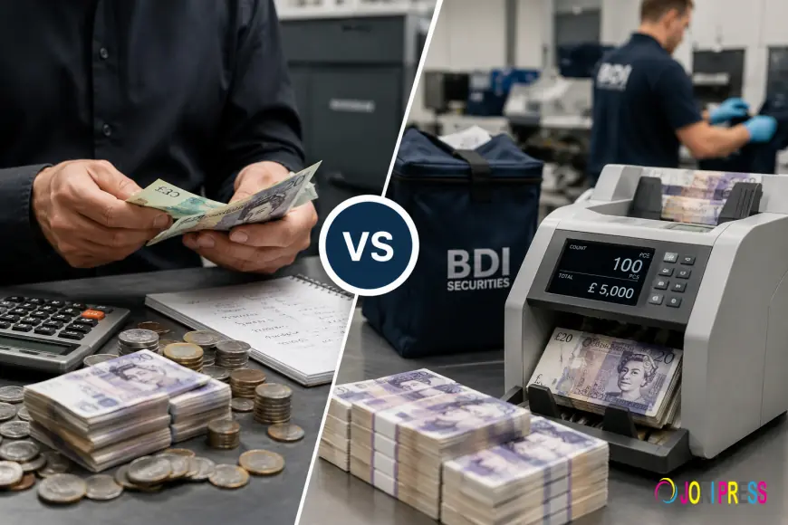 Manual Cash Counting vs Cash Processing Companies in the UK