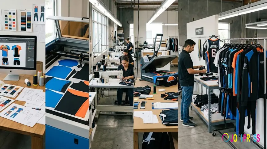 Custom Sportswear Manufacturing: From Design to Bulk Production