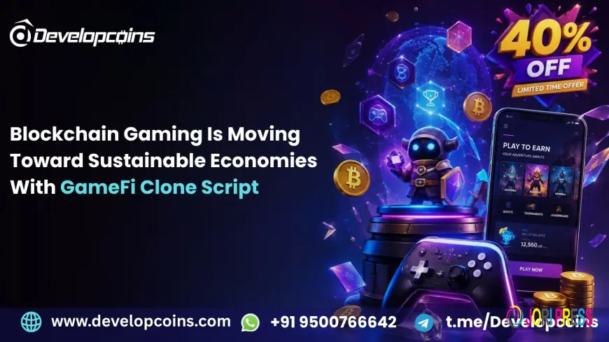 Blockchain Gaming Is Moving Toward Sustainable Economies With GameFi Clone Script