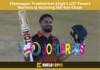 Khelosuper: Prabhsimran Singh’s 125* Powers Warriors to Stunning 265-Run Chase