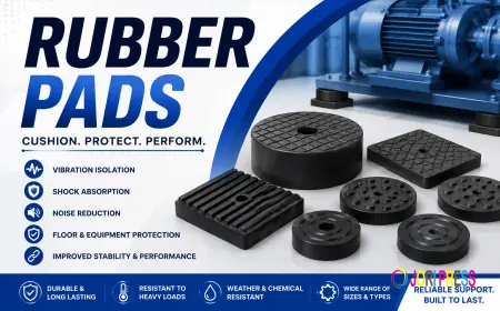 Rubber Pads for Vibration Control and Equipment Stability