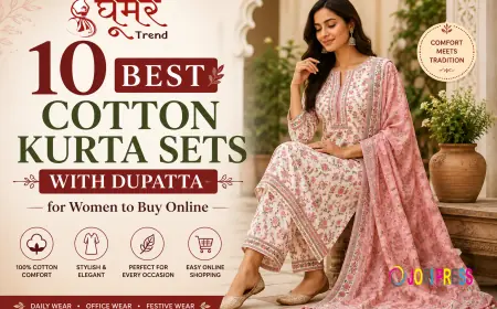10 Best Cotton Kurta Sets with Dupatta for Women to Buy Online