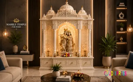Marble Temple for Home: How to Balance Traditional Craftsmanship With Modern Interiors?