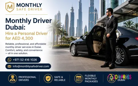 Monthly Driver Dubai: Hire a Personal Driver for AED 4,300