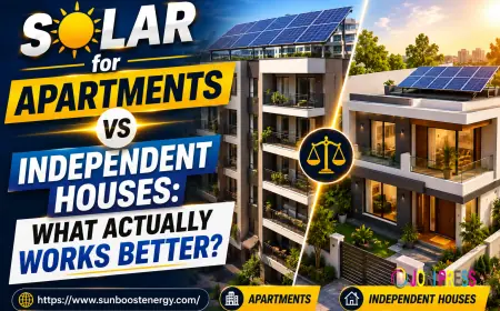 Solar for Apartments vs Independent Houses: What Actually Works Better?