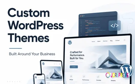 Custom WordPress Themes: Building Websites That Truly Fit Your Business