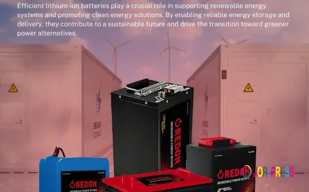 Redon Lithium Industries Pvt Ltd. Strengthens Its Position as a Best Lithium Battery Manufacturer in India