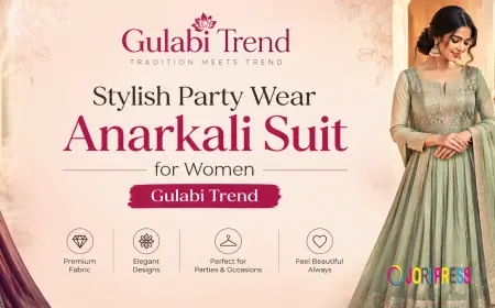 Stylish Party Wear Anarkali Suit for Women – Latest Designs | Gulabi Trend
