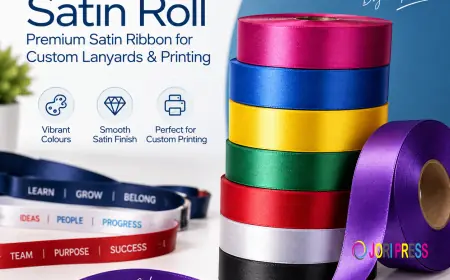 Colour Satin Roll – Premium Satin Ribbon for Custom Lanyards & Printing