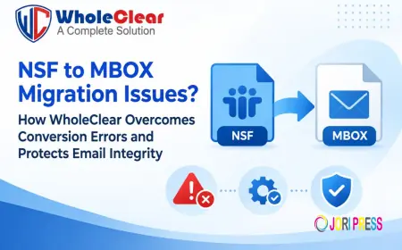 NSF to MBOX Migration Issues? How WholeClear Overcomes Conversion Errors and Protects Email Integrity