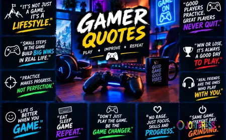 Gamer Quotes: The Ultimate Collection of Words for Every Gaming Mood