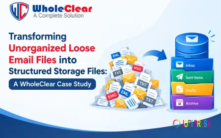 Transforming Unorganized Loose Email Files into Structured Storage Files: A WholeClear Case Study