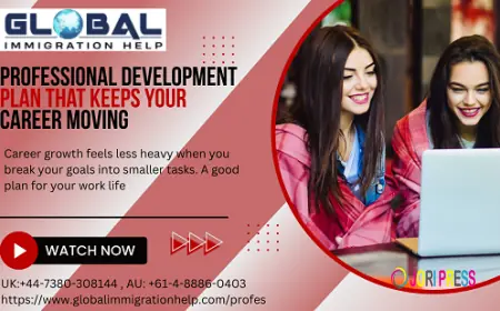 Professional Development Plan That Keeps Your Career Moving