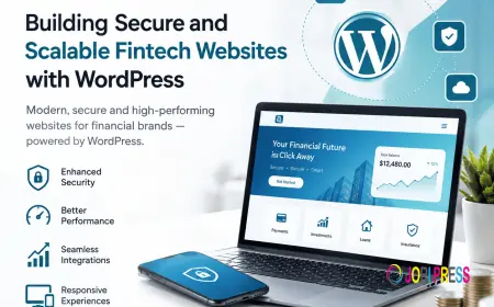 Building Secure and Scalable Fintech Websites with WordPress