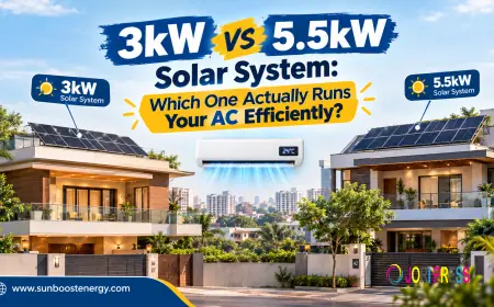 3kW vs 5.5kW Solar System: Which One Actually Runs Your AC Efficiently?