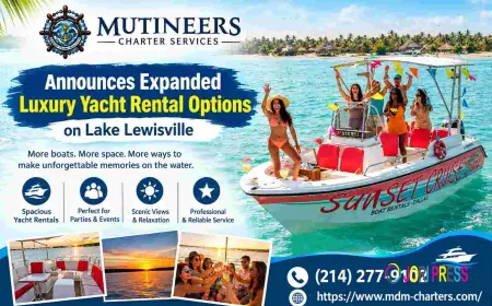 Mutineers Charter Services Announces Expanded Luxury Yacht Rental Options on Lake Lewisville