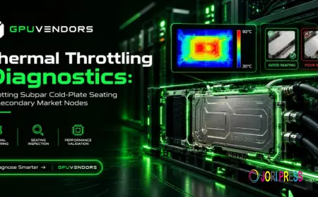 Thermal Throttling Diagnostics: Spotting Subpar Cold-Plate Seating in Secondary Market Nodes