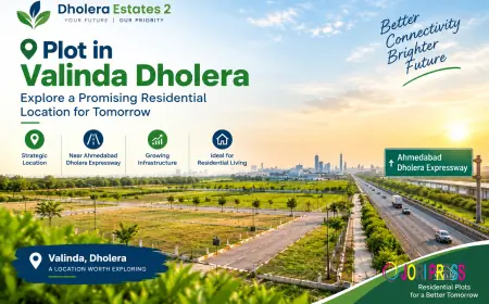 Residential Plots in Valinda Dholera: Explore a Promising Address for Your Future