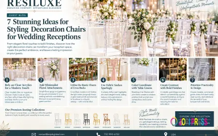 Transform Wedding Venues with Elegant Decoration Chairs