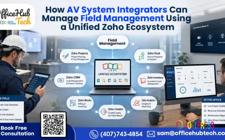 How AV System Integrators Can Manage Field Management Using a Zoho Ecosystem