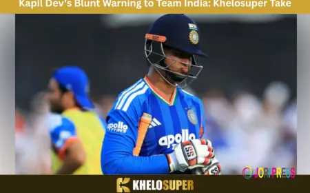 Kapil Dev's Blunt Warning to Team India: Khelosuper Take