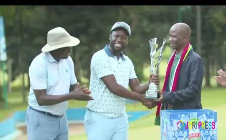 Uganda’s Ronald Rugumayo Makes History with Monumental Victory at Inaugural Pearl of Africa Golf  Series