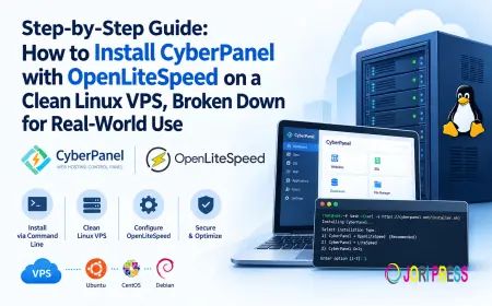 Step-by-Step Guide: How to Install CyberPanel with OpenLiteSpeed on a Clean Linux VPS, Broken Down for Real-World Use